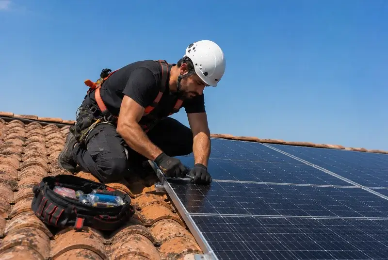Maintenance et monitoring de panneaux solaires à Passa